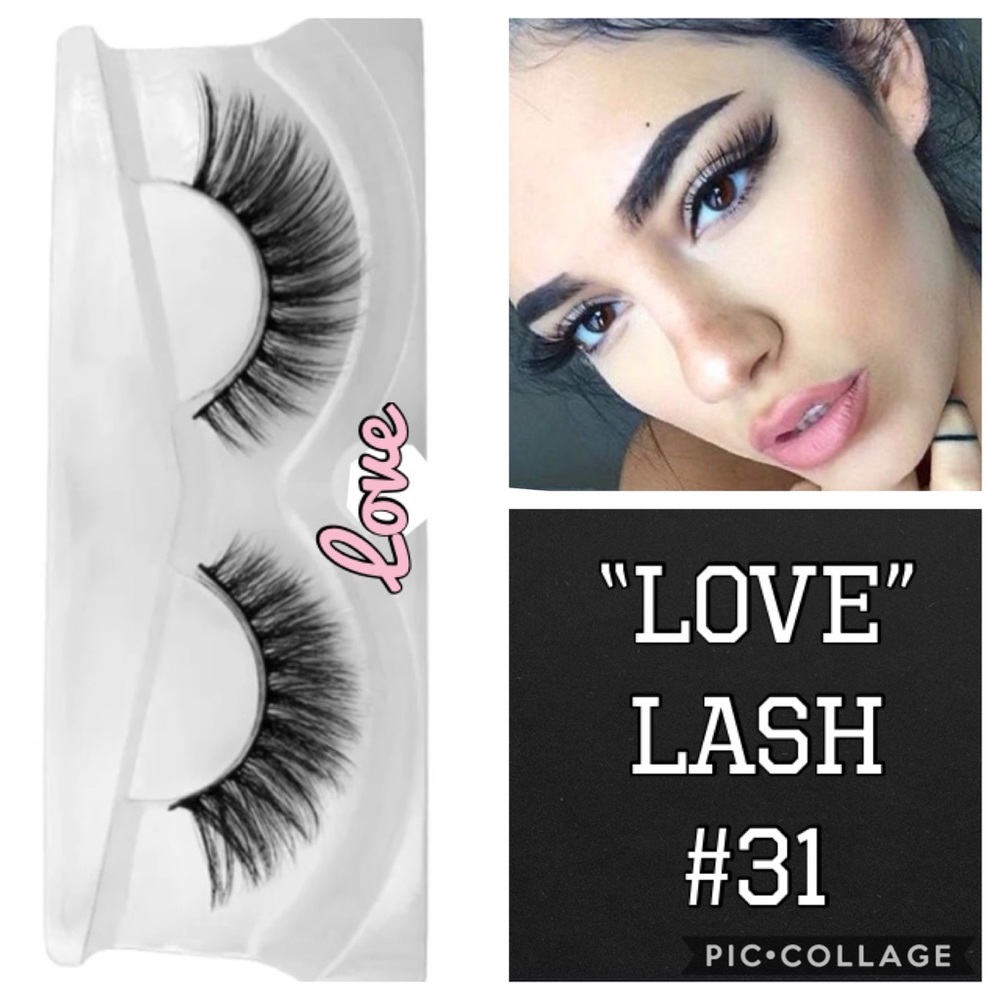 ❤︎ 𝐿𝑜𝓋𝑒 Lashes -3D Mink Natural Lashes - Picture 1 of 12
